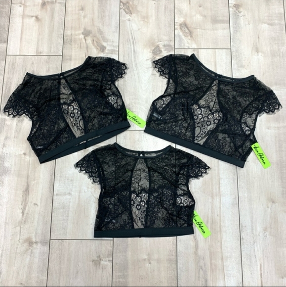RELISTED Sam Edelman black lace bralette top - Picture 3 of 7